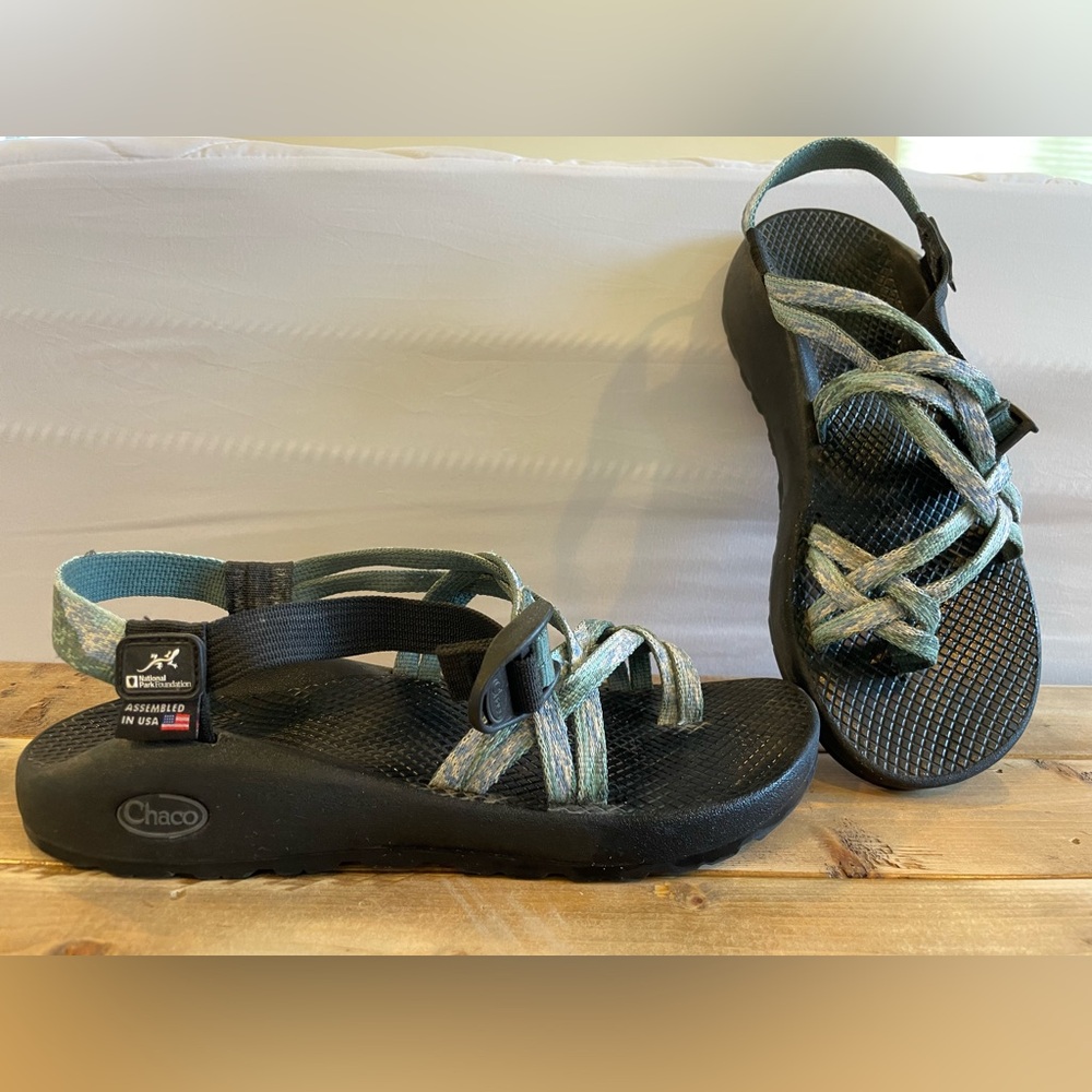 Chaco Zx2 Classic Usa Women's Sandals - Women's, Rocky Green, Medium, 9 US.